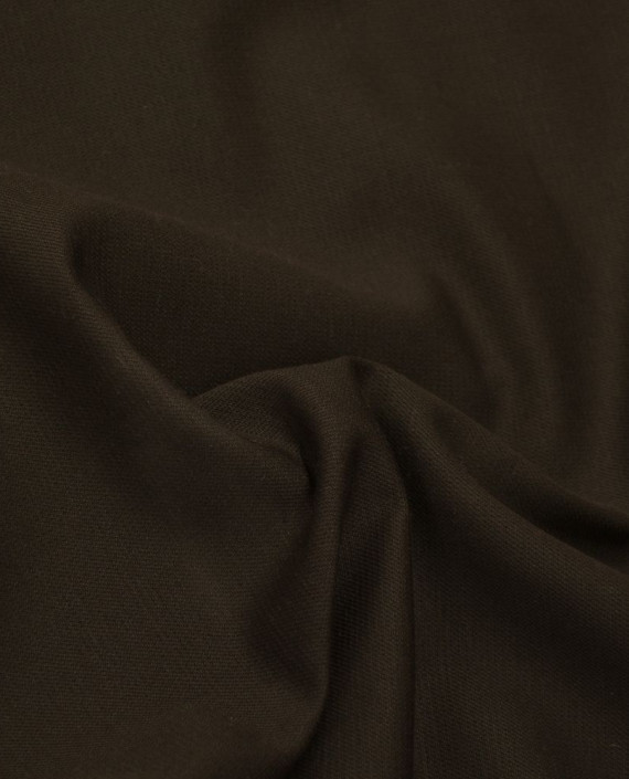 Ткань Хлопок Костюмный 1224 цвет коричневый картинка 1