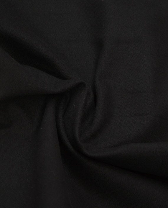 Ткань Хлопок Костюмный 1225 цвет черный картинка