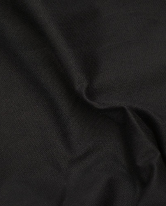 Ткань Хлопок Костюмный 1225 цвет черный картинка 1