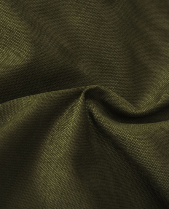 Ткань Хлопок Костюмный 1227 цвет зеленый картинка 1