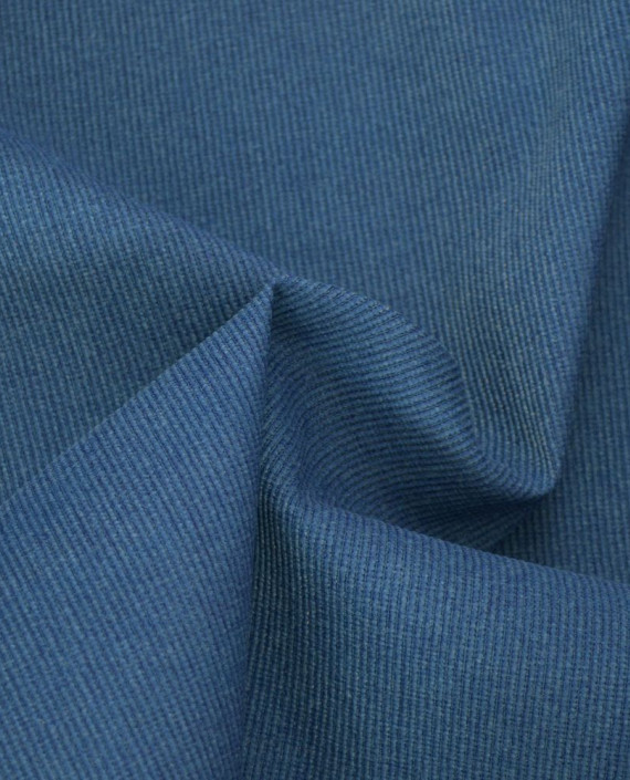 Ткань Хлопок Костюмный 1232 цвет синий картинка