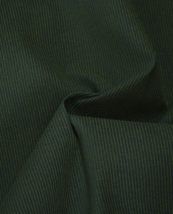 Ткань Хлопок Костюмный 1233 цвет зеленый картинка