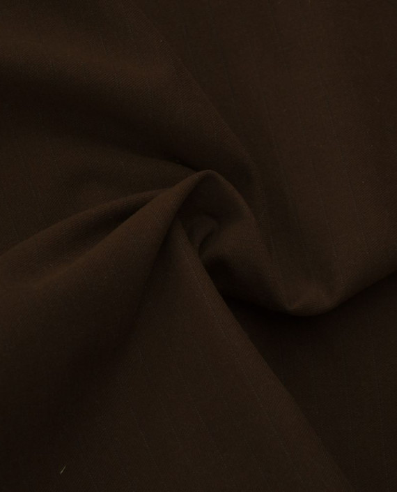 Ткань Хлопок Костюмный 1272 цвет коричневый картинка