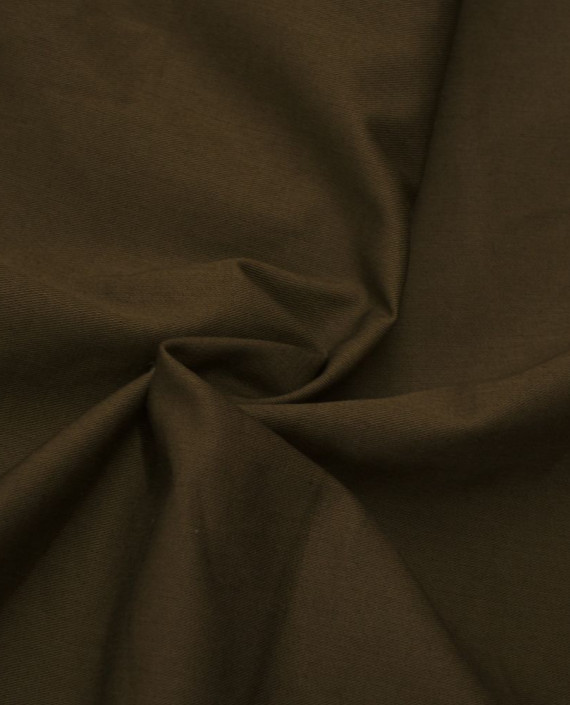 Последний отрез-1.2м Ткань Хлопок Костюмно-рубашечный  11273 цвет коричневый картинка