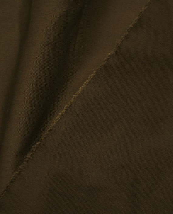 Последний отрез-1.2м Ткань Хлопок Костюмно-рубашечный  11273 цвет коричневый картинка 1