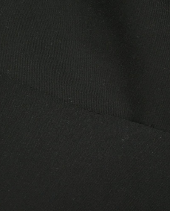 Ткань Хлопок Костюмный 1308 цвет черный картинка 2
