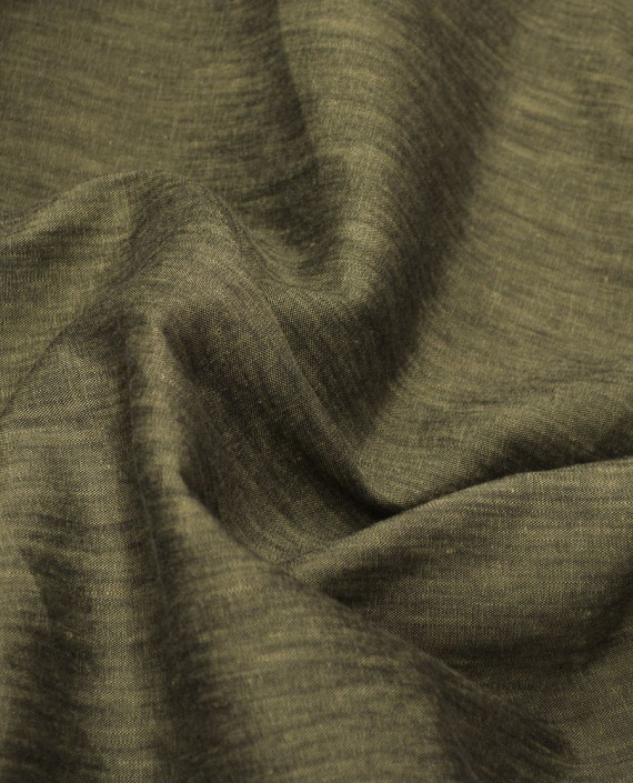 Ткань Хлопок Костюмно-рубашечный 1311 цвет хаки картинка