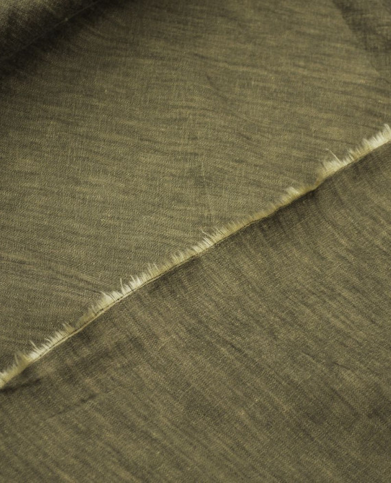 Ткань Хлопок Костюмно-рубашечный 1311 цвет хаки картинка 2