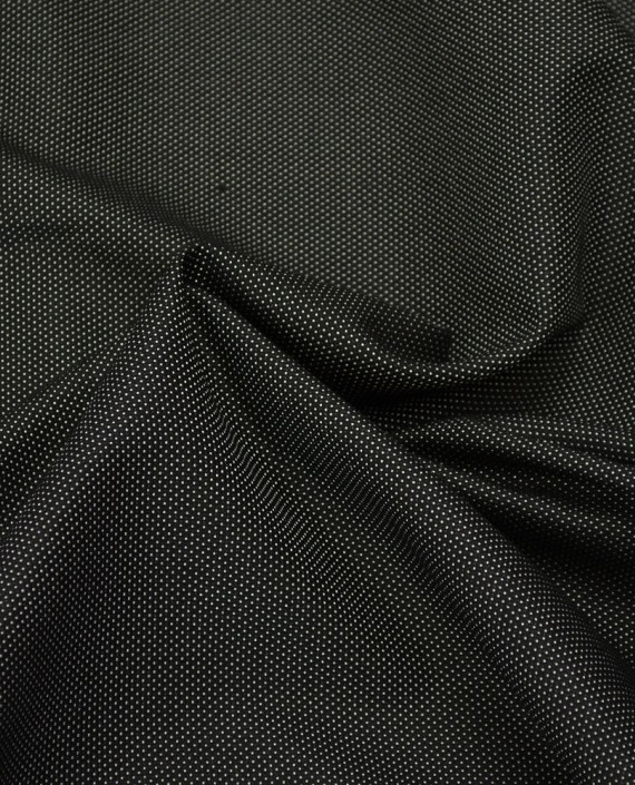 Ткань Хлопок Костюмно-рубашечный 1318 цвет серый в горошек картинка