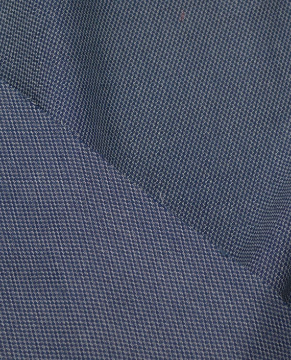Ткань Хлопок Костюмный 1377 цвет синий картинка 1