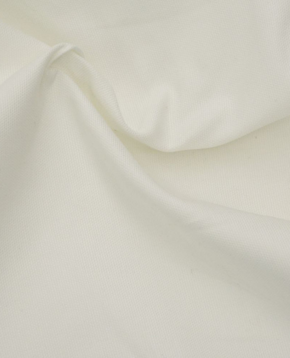 Ткань Хлопок Костюмный 1378 цвет белый картинка 1