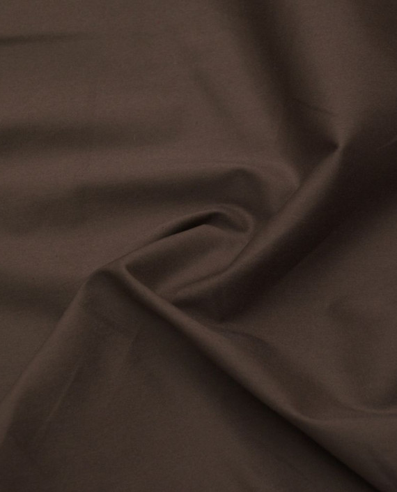 Ткань Хлопок Рубашечный 1384 цвет коричневый картинка