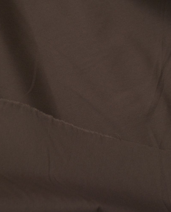 Ткань Хлопок Рубашечный 1384 цвет коричневый картинка 2
