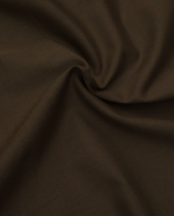 Ткань Хлопок Рубашечный 1390 цвет коричневый картинка 2