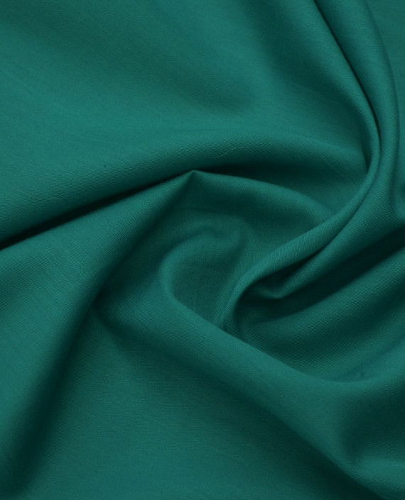 Ткань Хлопок Рубашечный 1397 цвет зеленый картинка