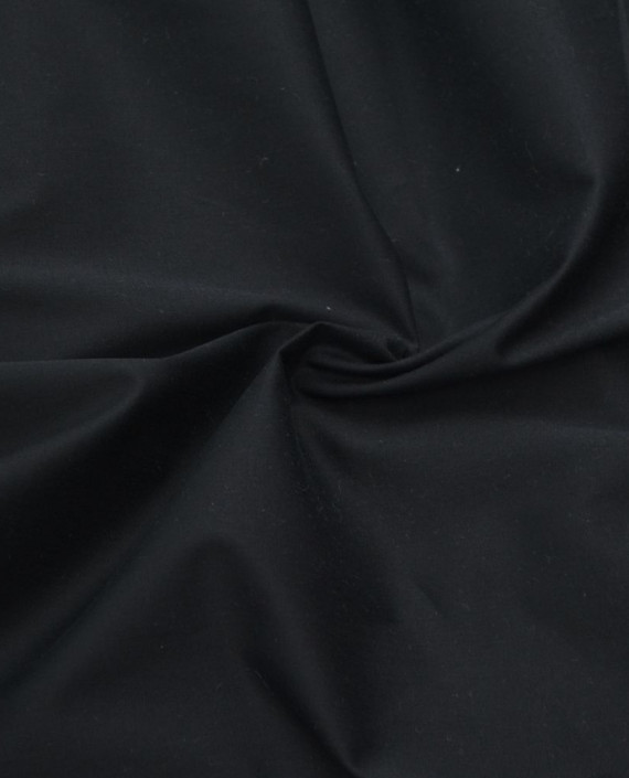 Ткань Хлопок Рубашечный 1398 цвет черный картинка 2