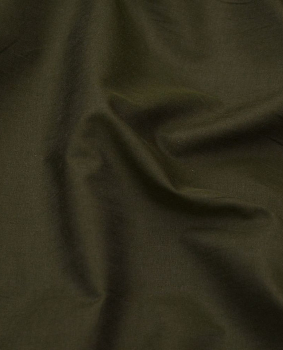 Ткань Хлопок Рубашечный 1416 цвет хаки картинка 1