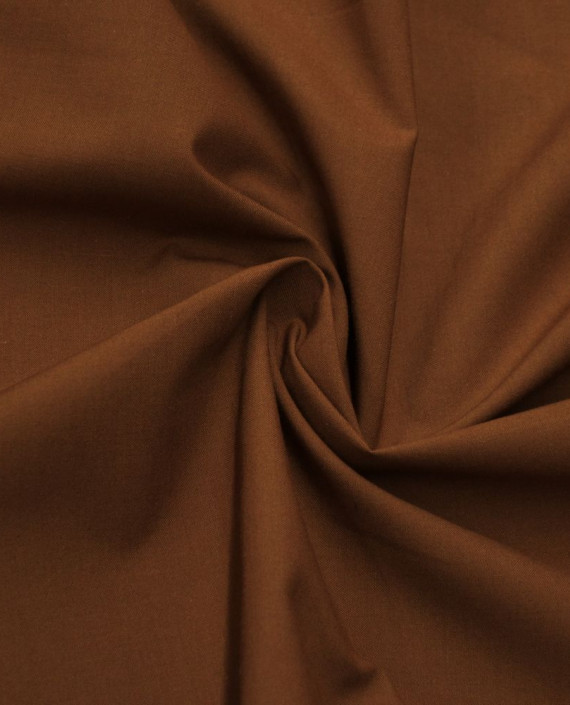 Ткань Хлопок Рубашечный 1443 цвет коричневый картинка