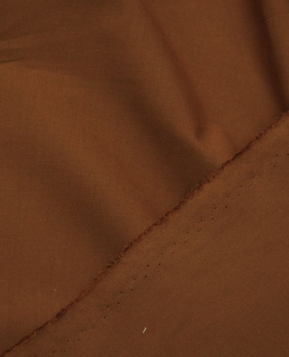 Ткань Хлопок Рубашечный 1443 цвет коричневый картинка 2