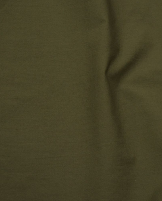 Ткань Хлопок Рубашечный 1449 цвет хаки картинка 1