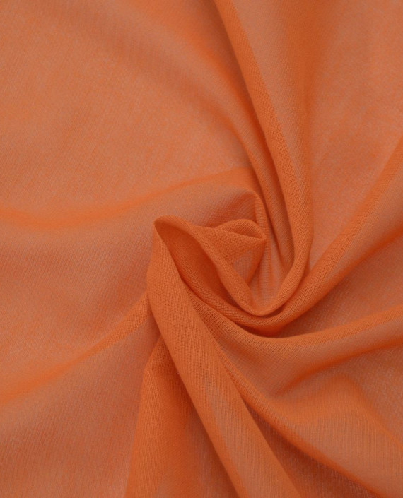 Ткань Хлопок Рубашечный 1469 цвет оранжевый картинка