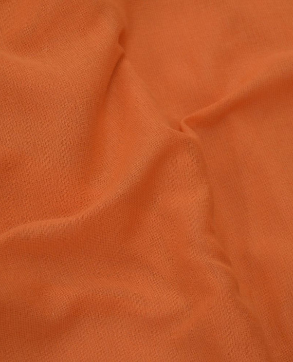 Ткань Хлопок Рубашечный 1469 цвет оранжевый картинка 1