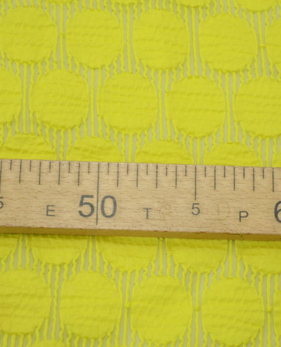 Ткань Хлопок Рубашечный 1480 цвет желтый в горошек картинка 2