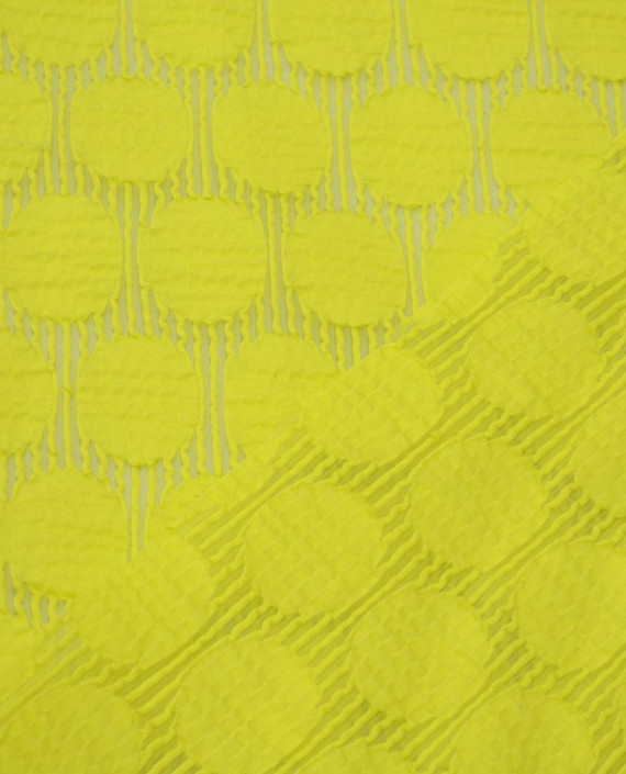 Ткань Хлопок Рубашечный 1480 цвет желтый в горошек картинка 1