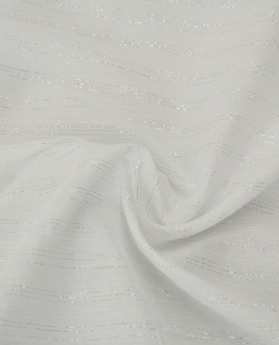 Ткань Хлопок Рубашечный 1488 цвет белый в полоску картинка