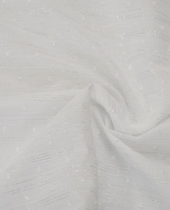 Ткань Хлопок Рубашечный 1497 цвет белый в полоску картинка