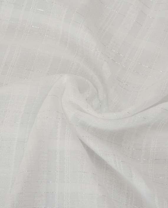 Ткань Хлопок Рубашечный 1501 цвет белый в полоску картинка