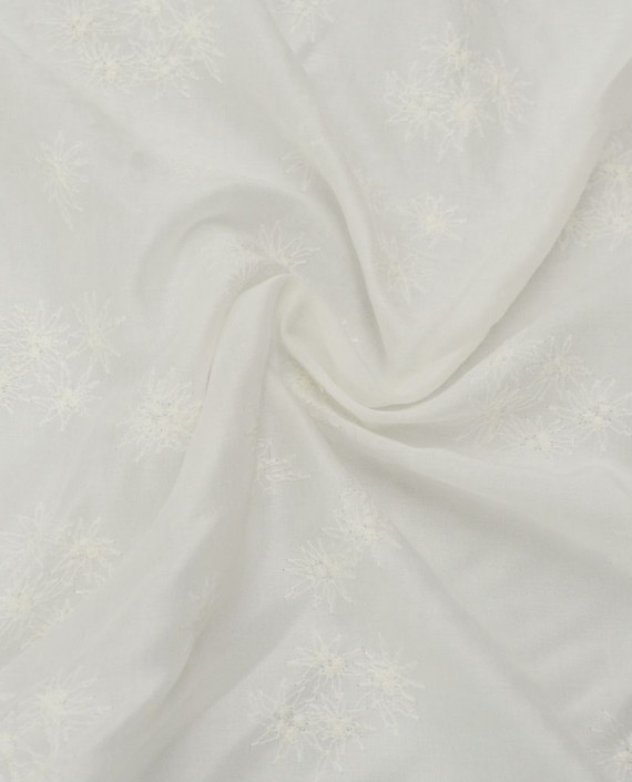 Ткань Хлопок Рубашечный 1505 цвет белый картинка