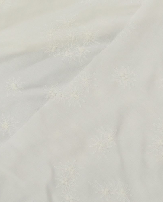 Ткань Хлопок Рубашечный 1505 цвет белый картинка 2