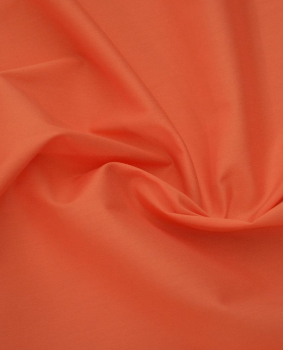 Ткань Хлопок Рубашечный 1574 цвет оранжевый картинка
