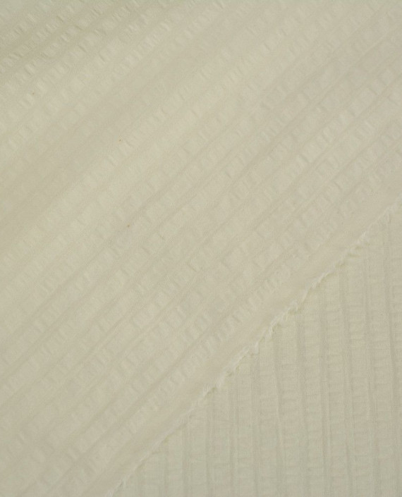 Ткань Хлопок Рубашечный 1591 цвет айвори в полоску картинка 1