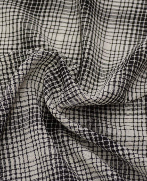 Ткань Хлопок Рубашечно-костюмный 1646 цвет серый в клетку картинка