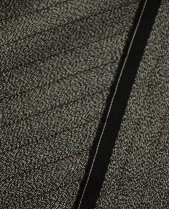 Ткань Хлопок Костюмный 1684 цвет серый в полоску картинка 1