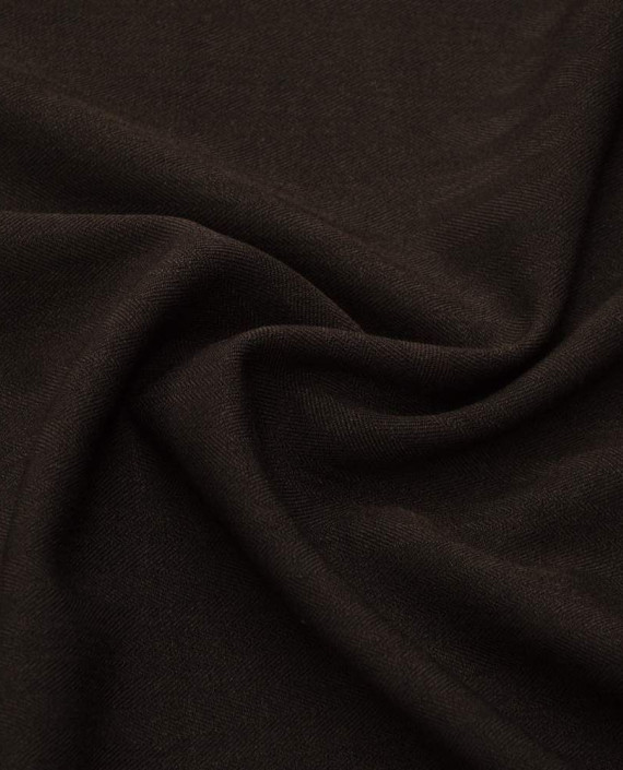 Ткань Хлопок Костюмный 1691 цвет коричневый картинка