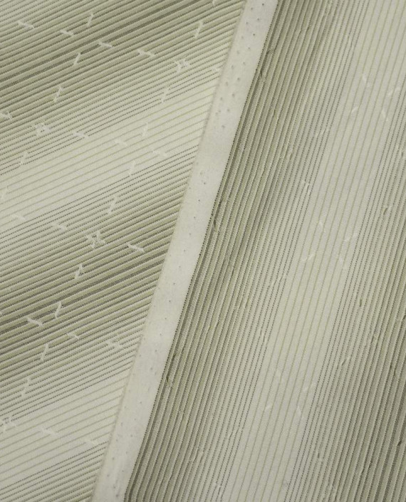 Ткань Хлопок Рубашечный 1694 цвет бежевый в полоску картинка 1