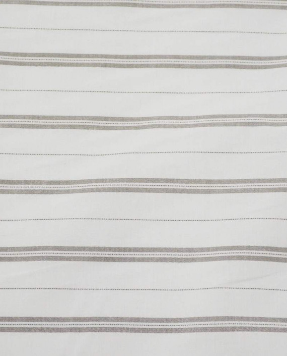 Ткань Хлопок Рубашечный 1699 цвет белый в полоску картинка