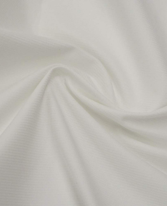 Ткань Хлопок Костюмный 1716 цвет белый картинка 1