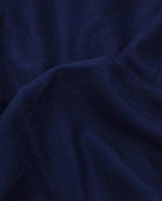 Ткань Хлопок Костюмный 1722 цвет синий картинка 2