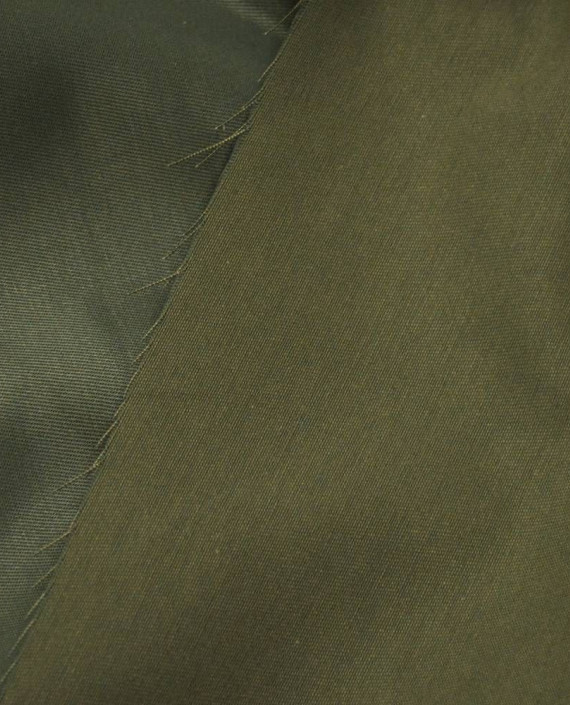Ткань Хлопок Костюмный 1723 цвет хаки картинка 2