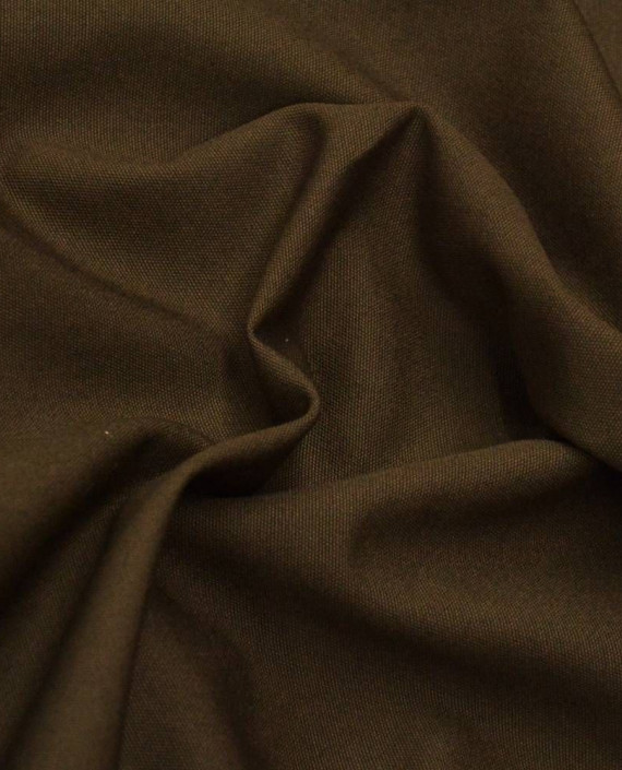 Ткань Хлопок Костюмный 1735 цвет коричневый картинка 2