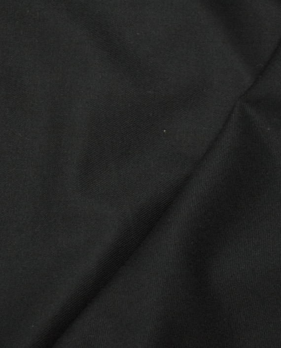 Ткань Хлопок Костюмно-рубашечный 1736 цвет черный картинка 1