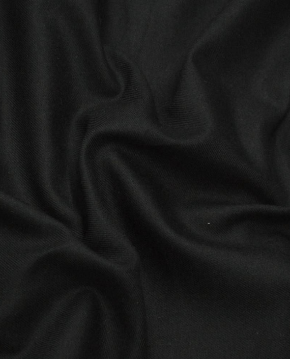 Ткань Хлопок Костюмно-рубашечный 1736 цвет черный картинка 2