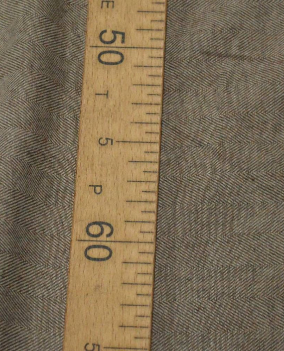 Ткань Хлопок Костюмно-рубашечный 1771 цвет коричневый картинка 2