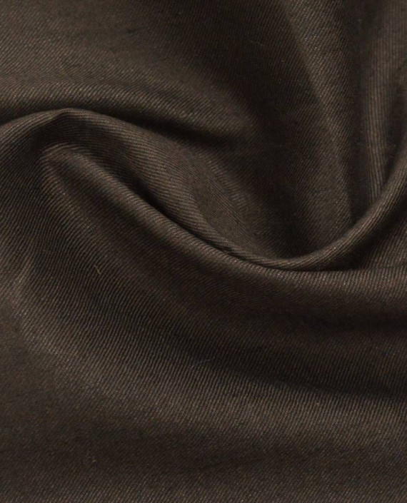 Ткань Хлопок Костюмный 1786 цвет коричневый картинка