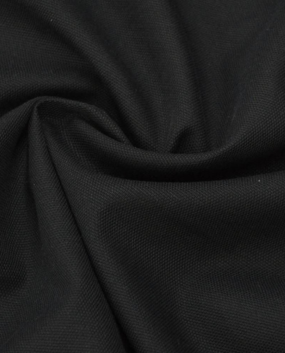 Ткань Хлопок Костюмный 1792 цвет черный картинка