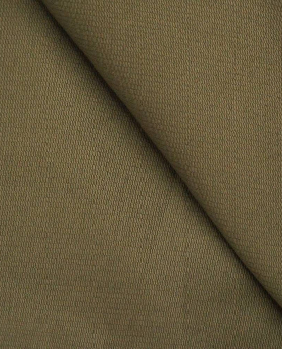 Ткань Хлопок Костюмный 1813 цвет хаки картинка 2